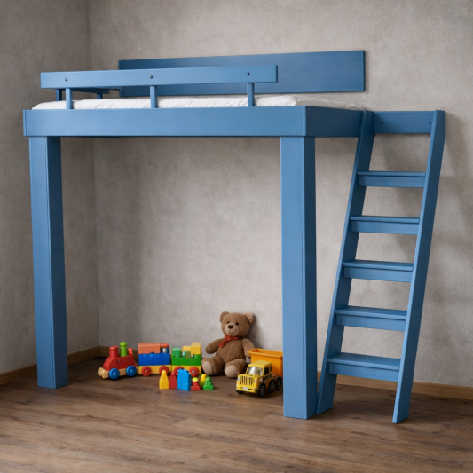 jednoluzko prostorove noha modra